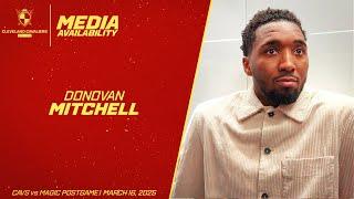 Cleveland Cavaliers: Guard Donovan Mitchell Meets with Media After Cavs' 108-103 Loss to the Magic