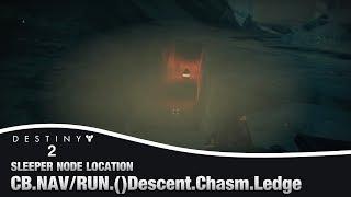 DESTINY 2 - Descent Chasm Ledge Sleeper Node Location |  (Override Frequency Cache)