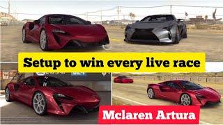 CSR 2 | Mclaren Artura | Live Race Setup | Dominate Lobbies