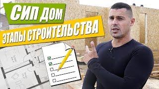 Сип Дом. Этапы строительства дома из сип панелей.