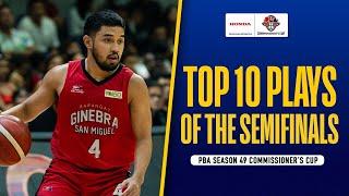 TOP 10 PLAYS OF THE SEMIFINALS | PBA SEASON 49 COMMISSIONER’S CUP | HIGHLIGHTS