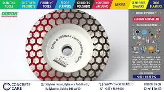 Diamond Grinding Cup Wheels For Hard Ceramic Tiles - Distar DGM-S 100/M14 HARD CERAMICS