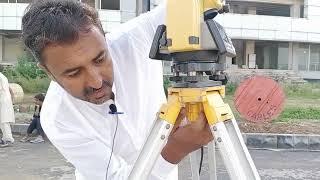 How To Setup Of Total Station || Centering Leveling