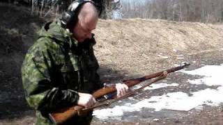 DUTCHIE shooting his 1891/30 Mosin Nagant rifle 7.62x54R