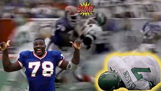 Bruce Smith Crushes Boomer Esiason With A Devastating Hit