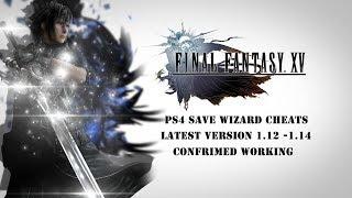 Final Fantasy XV - Ver 1.12 Update  -  PS4 Save Wizard Codes Working