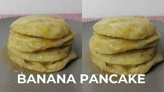 RESEP PANCAKE PISANG TEFLON LEMBUT ANTI GAGAL !!