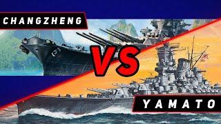 ЛИНКОР CHANGZHENG VS YAMATO! ЧТО ОКАЖЕТСЯ СИЛЬНЕЕ?! МИР КОРАБЛЕЙ/WORLD OF WARSHIPS!