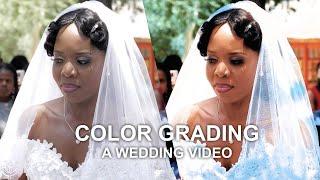 color grading adobe premiere wedding