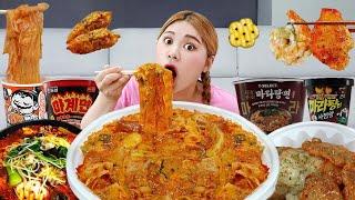 ASMR Mukbang 하이유의 마라탕 & 꿔바로우 & 마라샹궈 먹방 모음 Spicy Malatang & Guobaorou Eating show | HIU 하이유