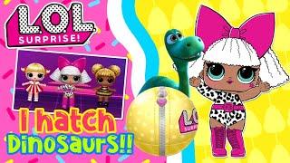 MY EVIL SISTERS hatch Little Dinosaurs To Scare Me! | LOL SURPRISE DOLLS!