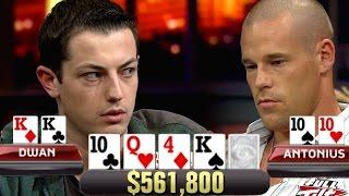 SET Over SET For $561,800! Patrik Antonius Falls Right Into Tom Dwan's Trap