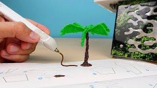 Моя новая 3Д ручка 3Doodler Create! Рисую декор для Формикария! Как живут мои муравьи. alex boyko