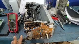 Troubleshooting HP CANON Laser Printer Fuser Error - Testing Power Supply or Fuser