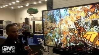 CEDIA 2015: MirageVision Showcases Its Retrofitted 55-Inch Gold Vision LED TV With Soundbar Attache