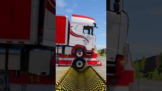 Truck vs Speedbumps | BeamNG Drive  #shortvideo #beamngdrive #simulation #india #truck #speedbump