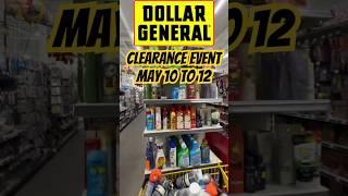Dollar General Clearance Event May 10 to 12! 