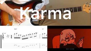 Dareharu - Karma (guitar cover with tabs & chords)