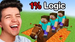 Minecraft on 1% Logic...