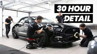 30 Hour Mustang Detailing Transformation - INSANE! ASMR