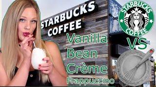 Copycat Starbucks Vanilla Bean Crème Frappuccino Vs Homemade!