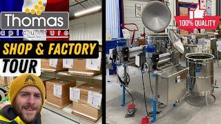 Beekeeping Supplies Manufacturer Shop & Factory Tour. Thomas Apiculture.