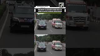 Watch: PM Modi’s convoy gives way to Ambulance during roadshow in Bhubaneswar