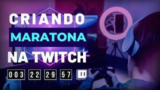 Como criar um TIMER de MARATONA na TWITCH que aumenta o TEMPO com INTERAÇÕES do ESPECTADOR em 2024