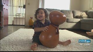 Baby kumu plays ipu like a pro