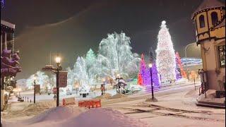 Snowstorm Leavenworth Washington | January Christmas Lights 2023