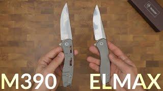 Knife steel. Elmax or M390