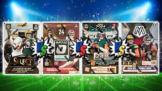SELECT VS OPTIC VS PRIZM VS MOSAIC 2024 Football Blaster Boxes