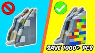 7 WAYS to SAVE LEGO Pieces When Building MOCs