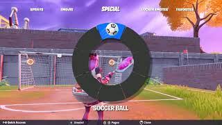 Score a goal with the Soccer Ball Toy and  Hit targets with the Soccer ball toy Fortnite #Shorts