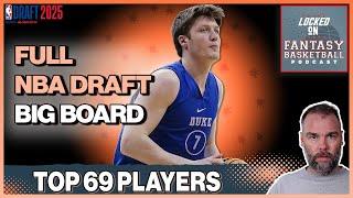 FULL 2025 NBA Draft Big Board Breakdown | Josh Lloyd’s Top 69 Prospects for the 2025 NBA Draft
