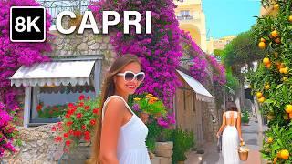 Capri 2024 8K ITALY Walk - Island of luxury and celebrities