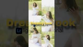Aesthetic dreamy look, Lightroom presets tutorial #youtubeshorts #lightroom