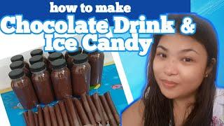 How to make Chocolate Drink & Ice Candy l TEAM KLMNJ