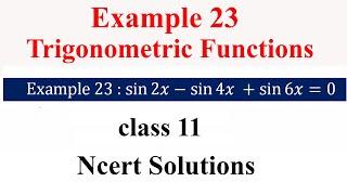 Example 23 | Chapter 3 | Class 11 | Trigonometry Functions | NCERT math