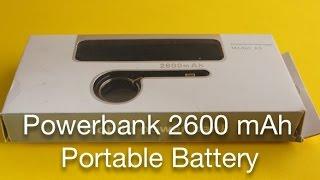 Powerbank 2600 mAh Portable Battery