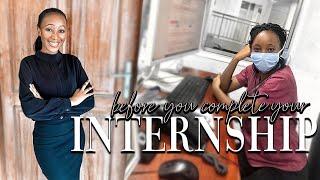 Everything You Need To Know BEFORE YOU FINISH your Internship | TheStylishMed