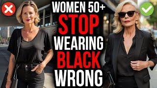 The RIGHT Way to Wear BLACK After 50 (Look Chic, Not Frumpy)
