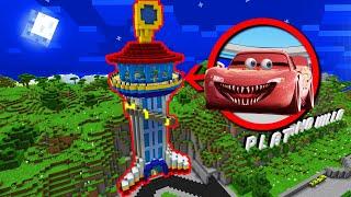 APARECE RAYO MCQUEEN.EXE EN LA CASA DE PAW PATROL EN MINECRAFT 