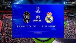 FIFA 22 | Piemonte Calcio vs Real Madrid | Octavos de Final Vuelta [Champions League] Español Latino