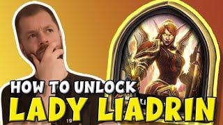 How to Unlock Lady Liadrin Guide - Hearthstone Hero Portrait