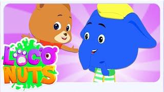 Ek Mota Hathi Cartoon Video, हाथी वाला कार्टून, Loco Nuts Hindi Rhyme For Kids