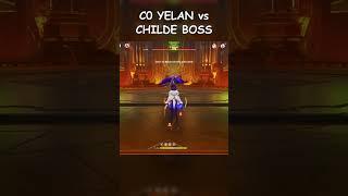 BEST F2P Yelan vs CHILDE BOSS!!  [Genshin Impact]
