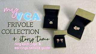 MY VAN CLEEF & ARPELS  FRIVOLE COLLECTION + story time (ring exchange & earrings service)