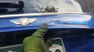 Mini Cooper S Trunk Won't Open Bypass