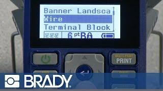 Making a Wire Marker with the Brady BMP21 Label Printer